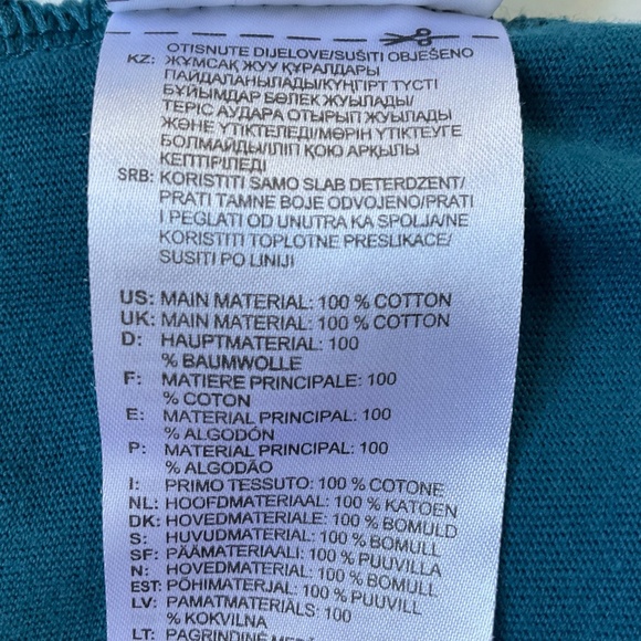 Adidas Men Adiplore T-Shirt Sz L Teal Long Sleeve Cotton Athleisure Streetwear - Picture 9 of 9